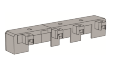 TAPA CONTROL DE 4 Y 5 VIAS C/ TORNILLO