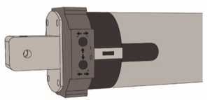 Motor de limite mecánico para tubo de 45mm con 20NM