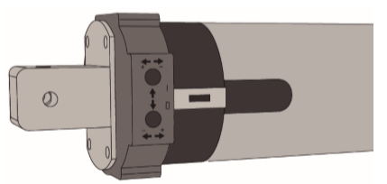 Motor de limite mecánico para tubo de 35mm con 6NM